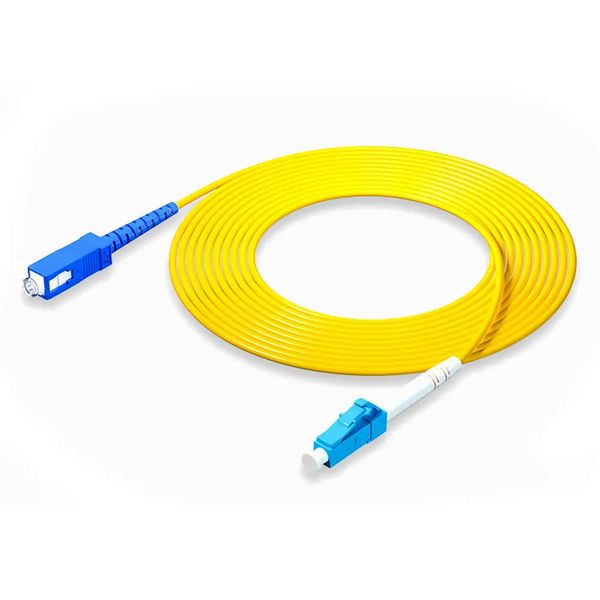 Astrum SC to LC Fiber Optic Patch Cable, Single Mode 1/10Gbps Simplex 2mm