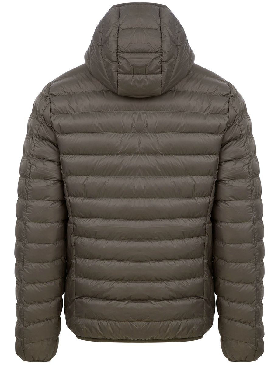 Tokyo Laundry Mens - Vizzini Quilted Puffer Jacket with Hood in Khaki ...