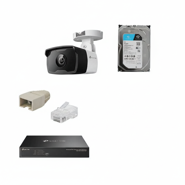 Vigi 8-Channel Security System with 4 x 2MP Outdoor Cameras