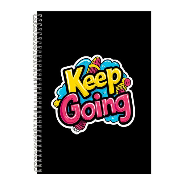 Going A4 Notebook Spiral Lined Motivational Saying Graphic Notepad Gift 185