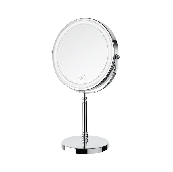 Makeup Mirror With LED Lights 1X/10X Magnifying Vanity Mirror Rechargeable