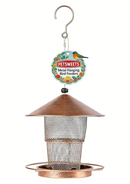 Bird Feeder Hanging Metal Hanging Bird Feeders for Outdoors and Garden