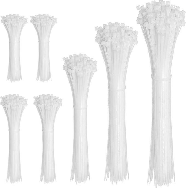 Self-locking Low-temperature Resistant Nylon Cable Ties 400 PCS