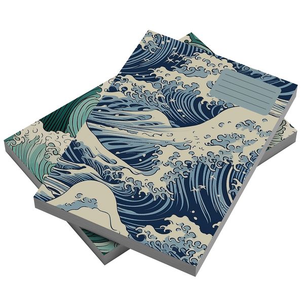 Wild Coast A4 self-adhesive book covers and stationery labels