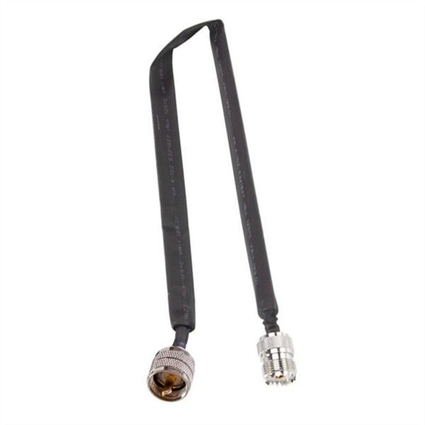 UHF Female to UHF Female 50 Ohm RF Coax Pigtail Extension Cord,50cm