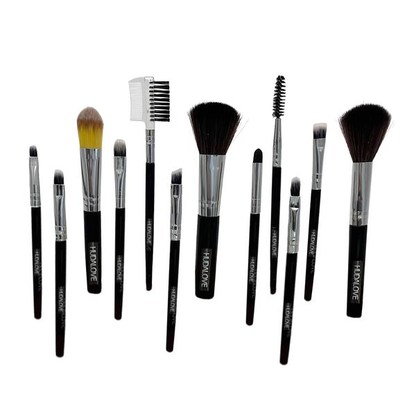 Huda - 12 Piece Professional Makeup Brush Set - Cosmetic Set of Brushes