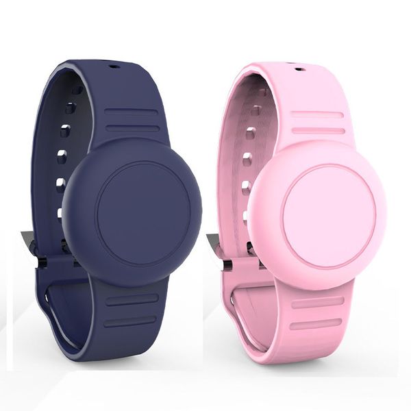 2 Pack Waterproof AirTag Bracelet for Kids Compatible with Apple Air Tag