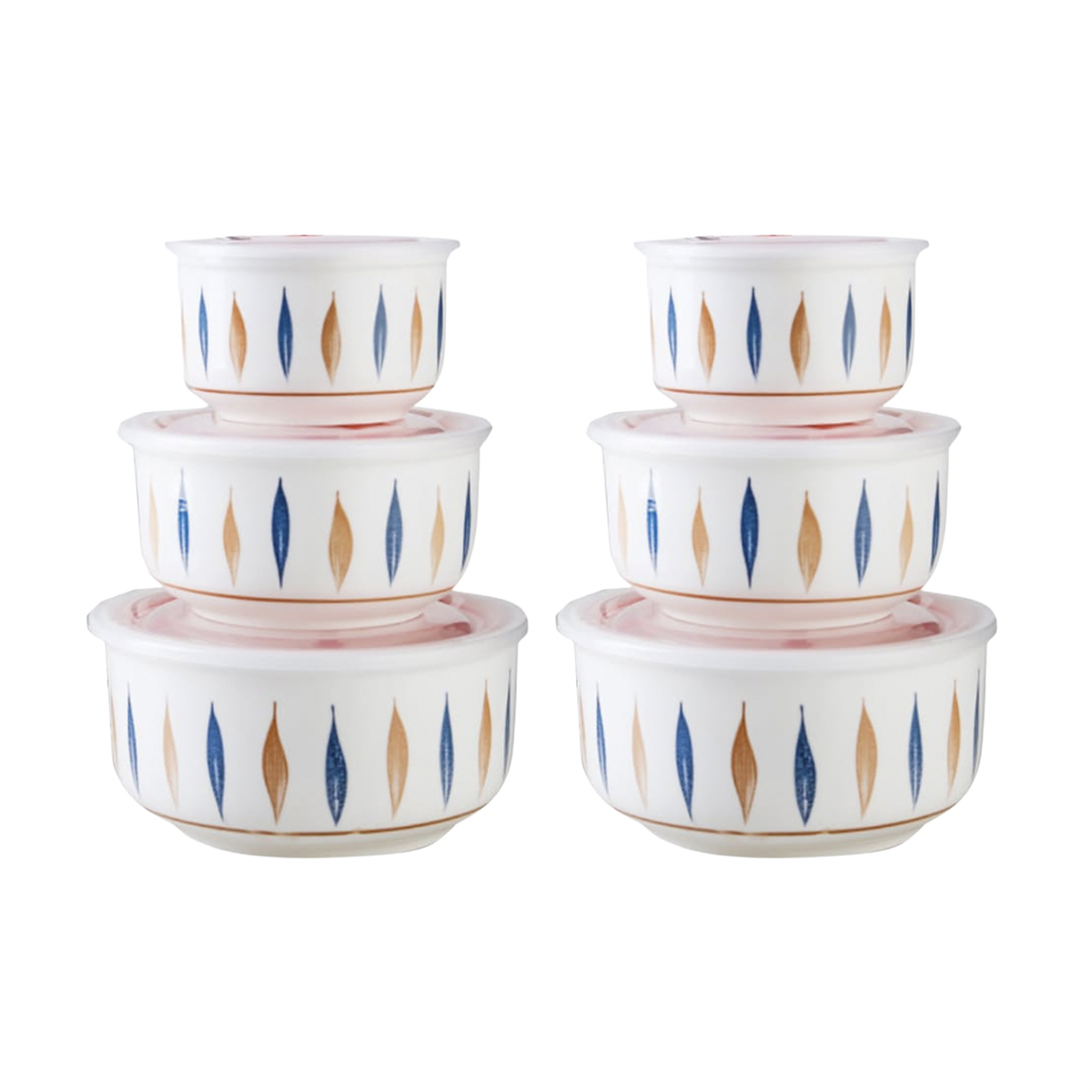 LeakProof Ceramic Food Storage Containers 6 Pack Shop Today. Get