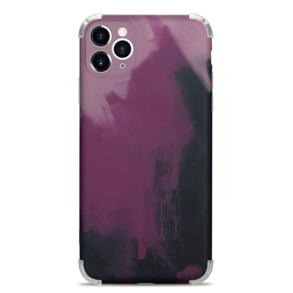 Watercolour Series Compatible with iPhone 12 Pro 6.1 inch Purple Jam
