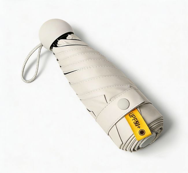 Mini Pocket Umbrella, UPF50+ UV Protection, Lightweight 5-Fold Travel Umbre