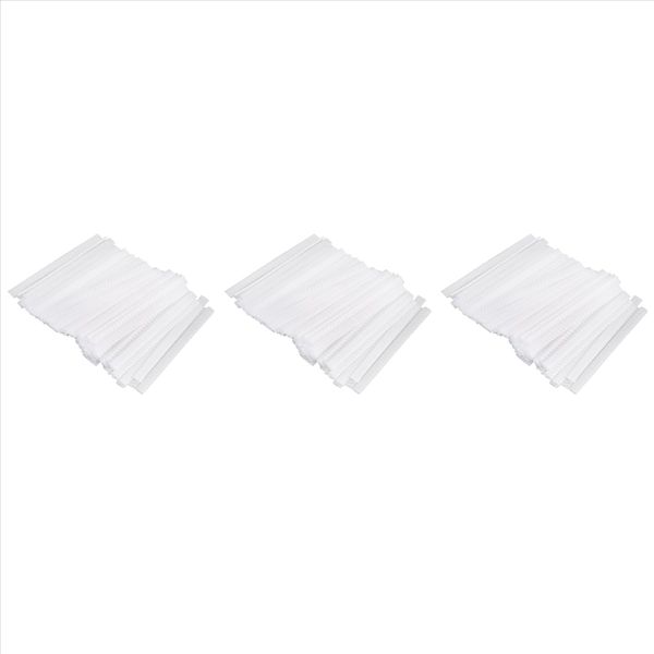 100 Pieces Make Up Brush Mesh Sheath Protectors(White)
