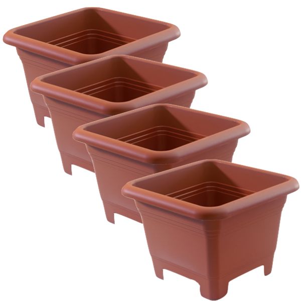 Garden Pot Planter Large 22cm Set of 4