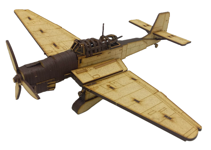 Junkers JU87 Stuka Aircraft World War 2 3D Puzzle Wooden DIY Kit
