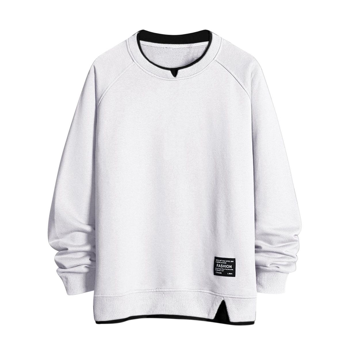 Boys White, Black Polyester Crew Neck Sweaters & Hoodies Shop Today