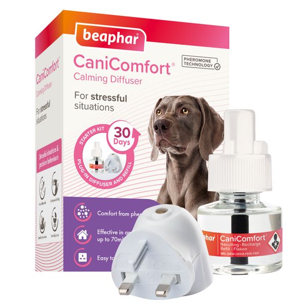 Beaphar CaniComfort Calming Diffuser &amp; Plug For Dogs (UK Plug)
