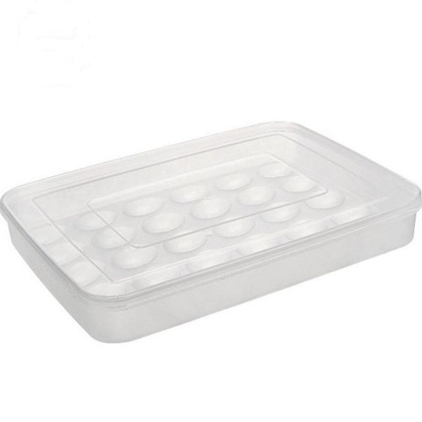 34 Egg Storage Fridge Box Holder-Clear