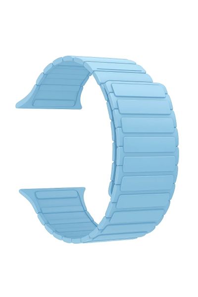 Magnetic Silicone Watch Strap Compatible with Apple- 42mm/44mm/45mm/49mm