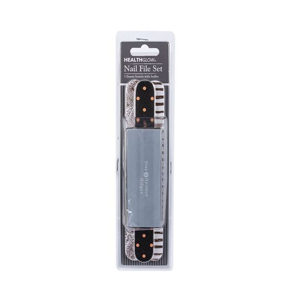 Nail File Set with Nail Buffer (4 Piece)