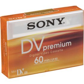 SONY Premium Mini DV 60-Minute Digital Video Cassette Tape - PACK