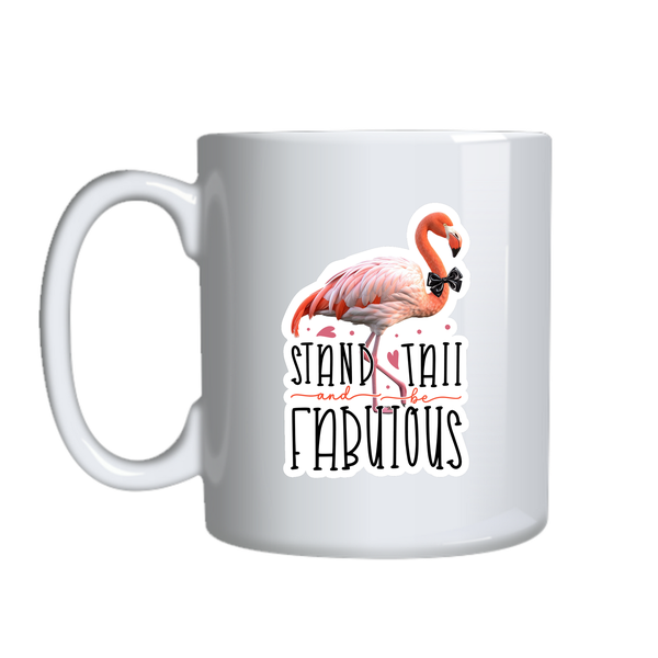 Stand Tall Coffee Mugs Trendy Flamingo Lovers Graphic Birthday Present 035