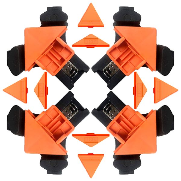 4PK 60/90/120 Degree Corner Clamp Multi Angle Fixing WoodWorking Frame tool