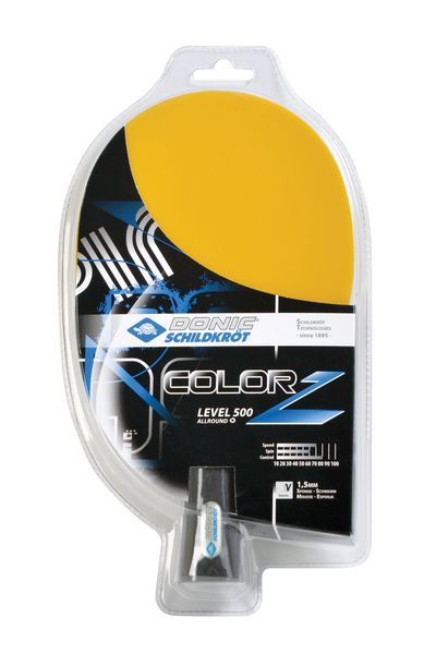 Donic-Schildkröt Color Z Table Tennis Bat - Yellow