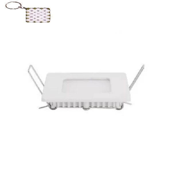 1 Square LED Panel Ceiling Light 3W+Key holder