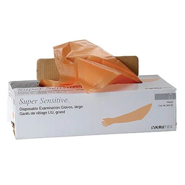 Super Sensitive Examination Gloves 100's Long Cuff