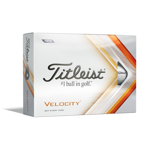 Titleist 2022 Velocity Men’s Golf Balls - Pack of 12