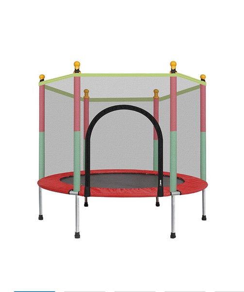 Outdoor Mini Kiddies Trampoline with Round Safety Net