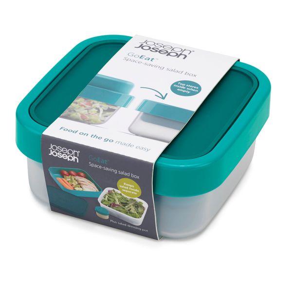 Joseph Joseph - GoEat Space-Saving Salad Box - Teal
