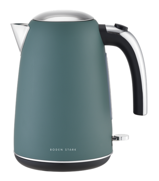 Boden Stark 1.7L Matte Stainless-Steel Kettle - Green