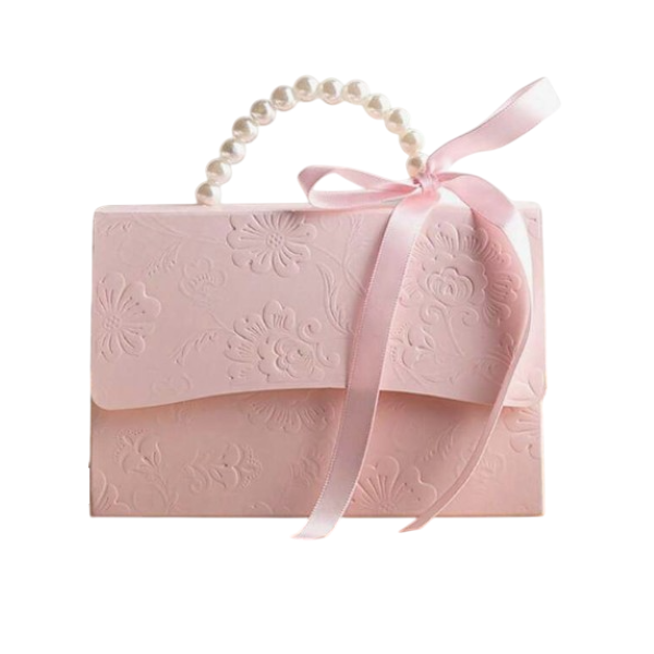 Pink Kraft Party Favour Boxes (20) for Weddings, Baby Showers, Birthdays