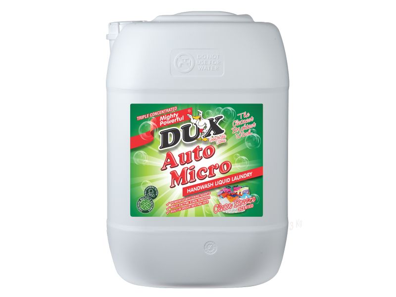Dux Auto Micro Liquid Laundry Detergent Handwash 25L
