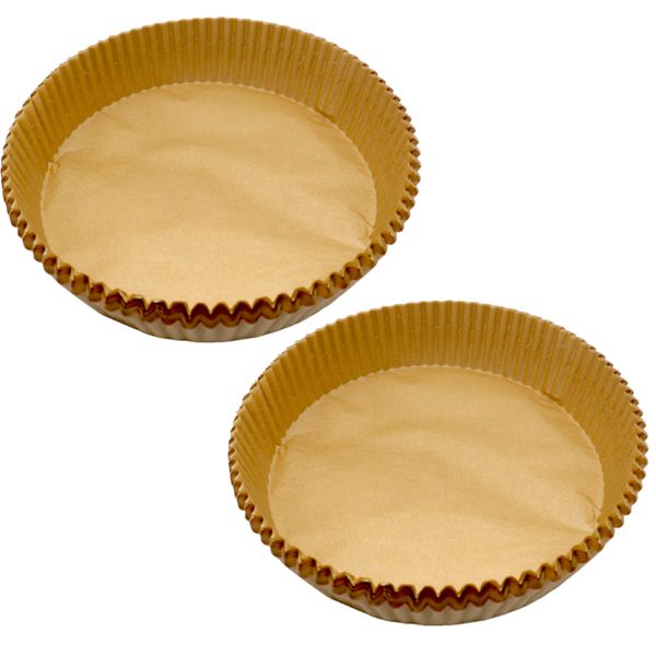 Round Disposable Air-Fryer Paper Liners - 100-Pack - 20cm