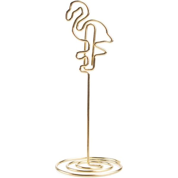5Pcs Metal Memo Clips Decorative Desktop Message Holders Small Creative