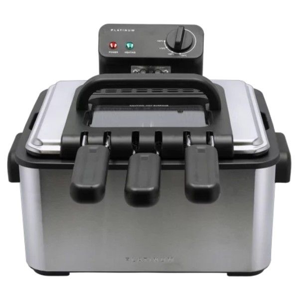 Platinum Electric Deep Fryer Multiple Baskets Viewing Window 4.5L 2200W