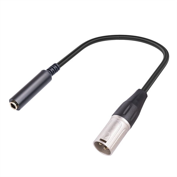 XLR Male to 1/4 inch Female Cable,3 Pin Male to 6.35mm Audio Cord