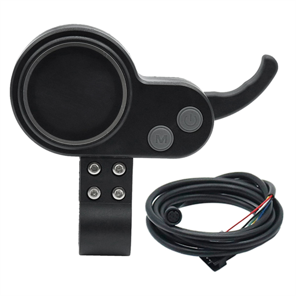 36/48/52/60V Universal Dashboard Meter For E-Scooter(Round Head 6Pin)