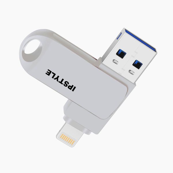 IPSTYLE 2 in 1 64GB Flash Drive USB 3.0 OTG High Speed Memory Stick - U2