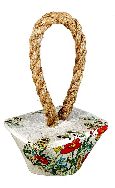Perfectly Potty - Artisan Rope&amp; Cement Door Stopper - 004