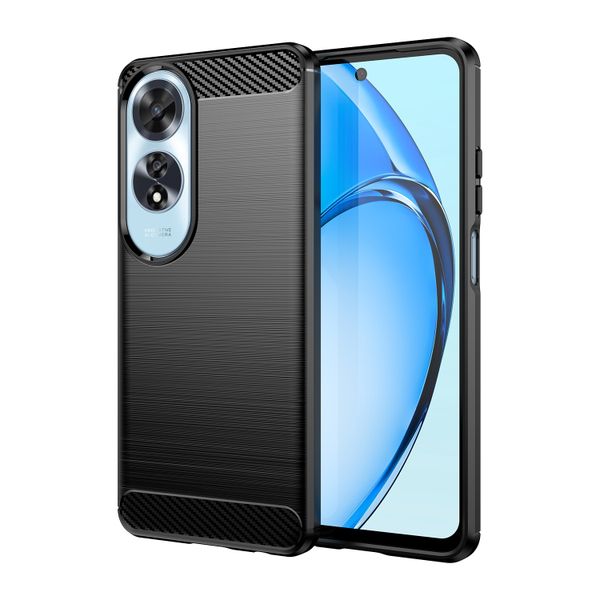 Carbon Fiber Soft TPU Phone Case Compatible With OnePlus Nord CE5 5G
