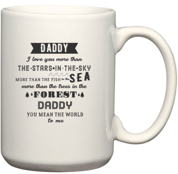 Daddy I Love You More Than The Stars In The Sky Gift Coffee Mug