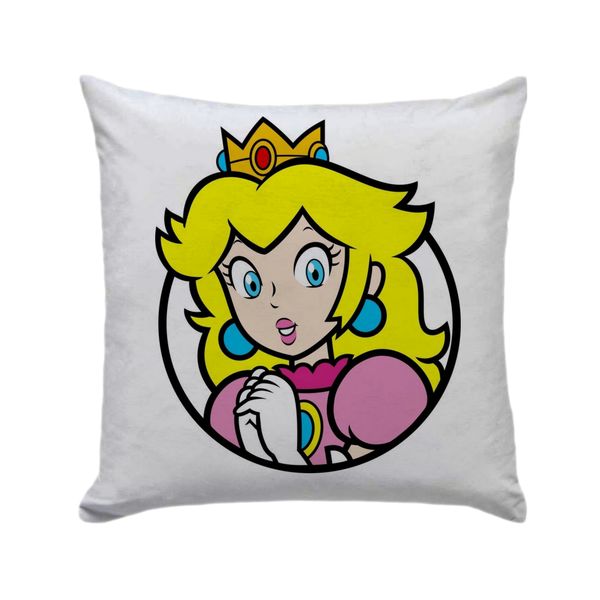 Peaches Super Mario Pillow 30cm X 30cm