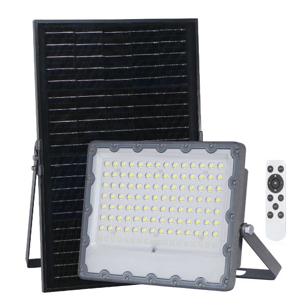 Solar Flood Light - 300W Outdoor Solar Powered LED Light with Remote