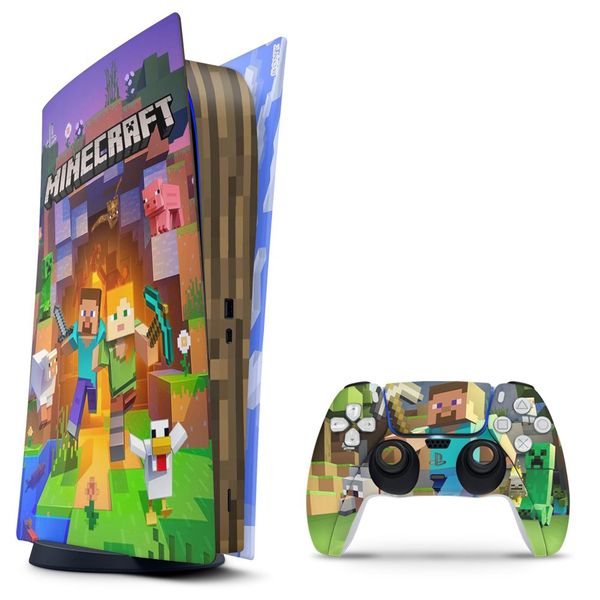 Decal Skin Compatible with PS5 Digital - Minecraft (Decal Only)