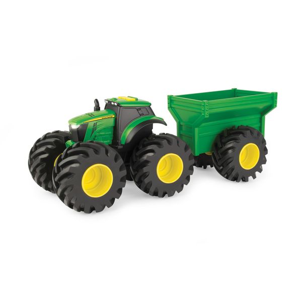 John Deere Monster Treads Tractor with Wagon and Loader