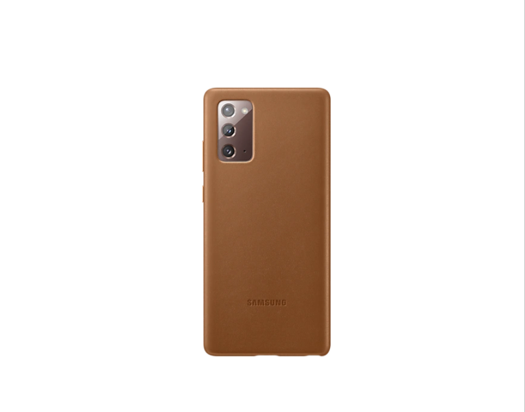 Official Samsung Galaxy Note20 Leather Cover - Brown