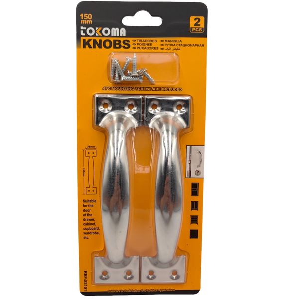 Tokoma 150mm Knobs (2pcs) with Screws