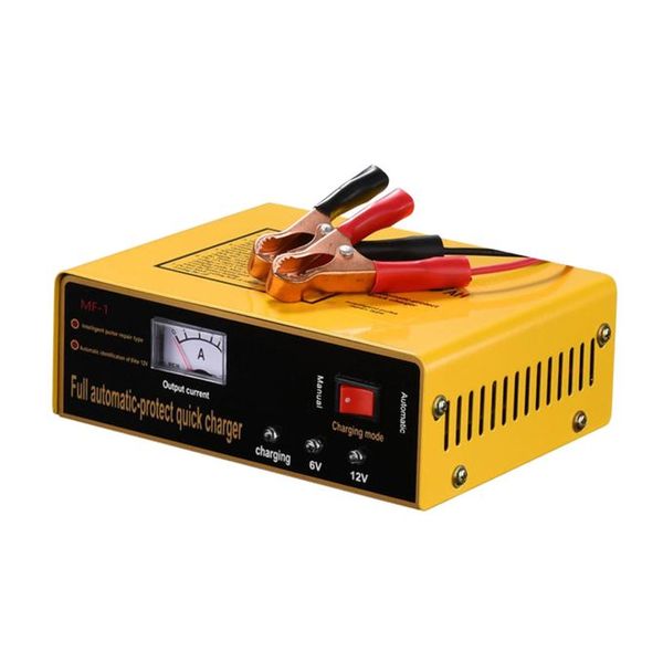 80AH Electric Car Battery Charger 6V/12V -Yellow
